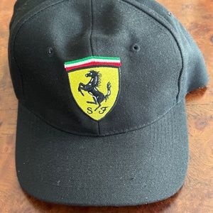 Ferrari Black Ball Cap